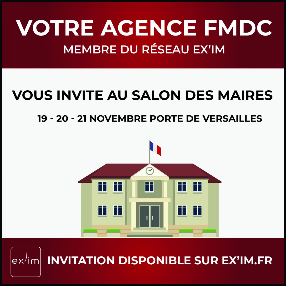 Votre invitation au Salon des Maires et des Collectivités Locales - SMCL